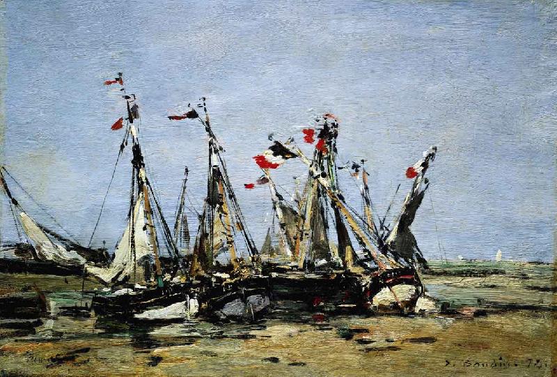 Eugene Boudin Trouville Norge oil painting art